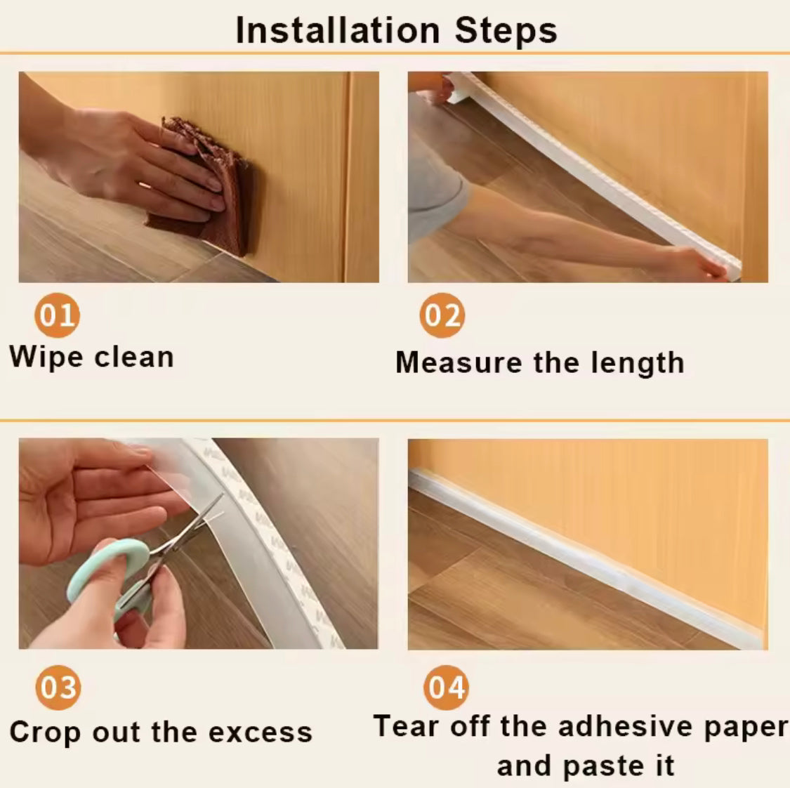 Self Adhesive Window Sealing Strip Tape