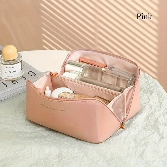 Leather Makeup Bag