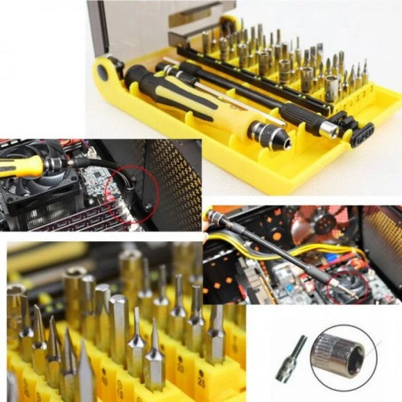 Multi-Purpose 45 in 1 Professional Portable Hardware Tool Kit