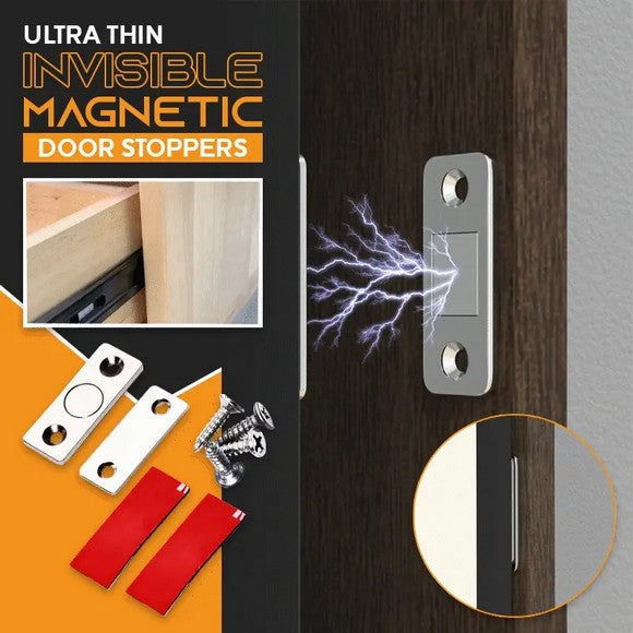 Pack of 3 Hidden Door Closer Magnetic