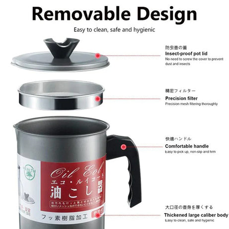 1.4 Litre Oil Filter Pot With Strainer