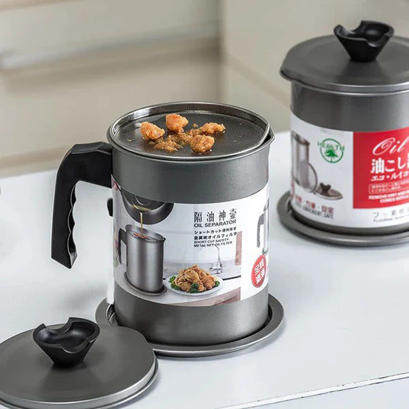 1.4 Litre Oil Filter Pot With Strainer