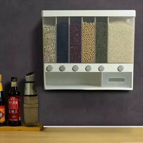 10 Kg Wall Mounted Cereal And Rice Dispenser