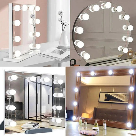 10 LED Vanity Lights Makeup Vanity Mirror Light