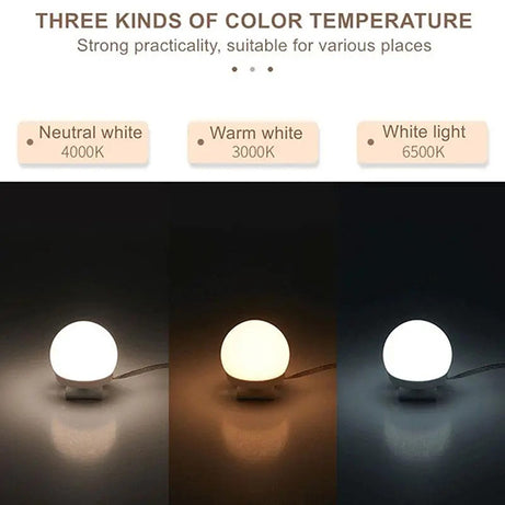 10 LED Vanity Lights Makeup Vanity Mirror Light