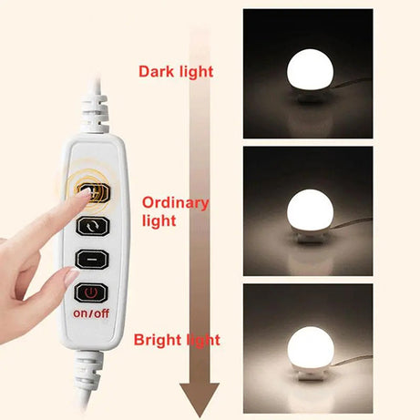 10 LED Vanity Lights Makeup Vanity Mirror Light
