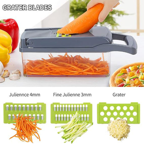 12 In 1 Vegetable Chopper Cutter Slicer Grater