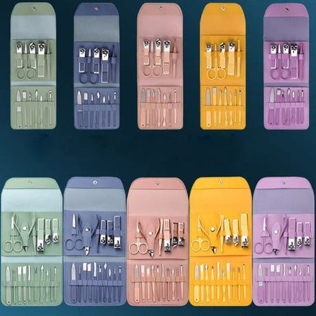 16 PCs Nail Clipper Manicure & Pedicure Kit