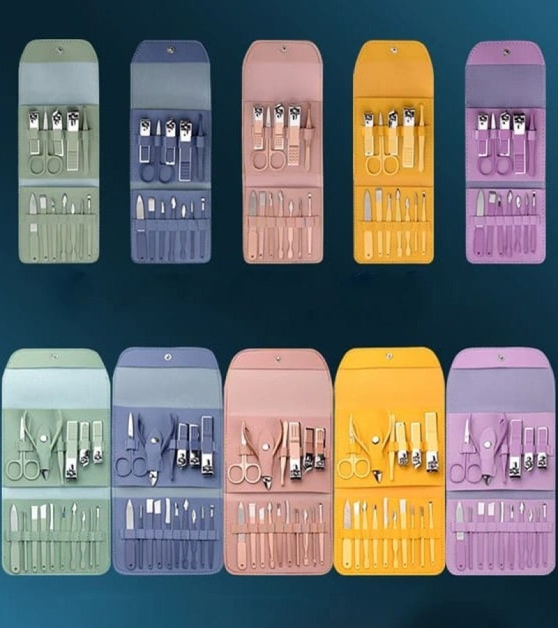 16 PCs Nail Clipper Manicure & Pedicure Kit