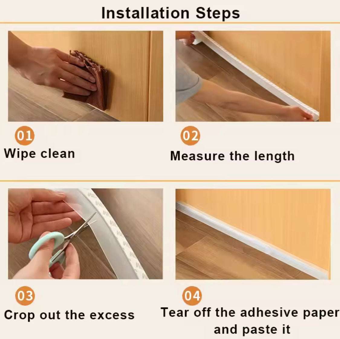 Self Adhesive Window Sealing Strip Tape