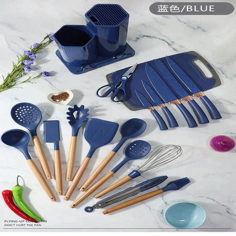 19Pcs Silicone Kitchen Utensil Set