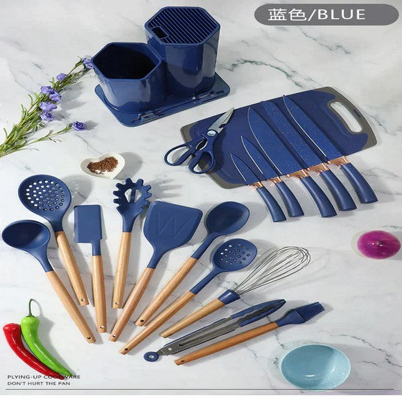 19Pcs Silicone Kitchen Utensil Set