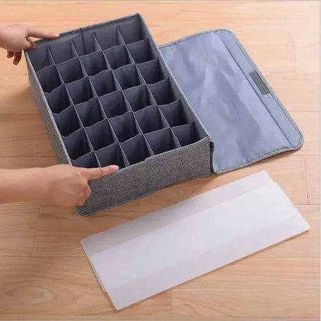 24 Grid Socks & Underwear Organizer
