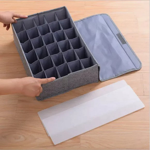 24 Grid Socks & Underwear Organizer