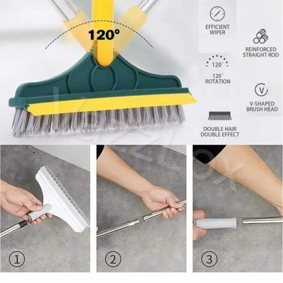 2 In 1 Magic Broom Floor Cleaning Scrub Brush