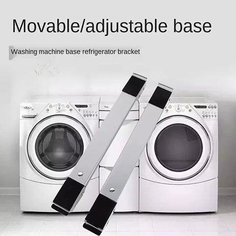 2 Pcs Drum Pad Washing Machine Refrigerator Mobile Base Stand Bracket Multi-Function Washing Machine Base