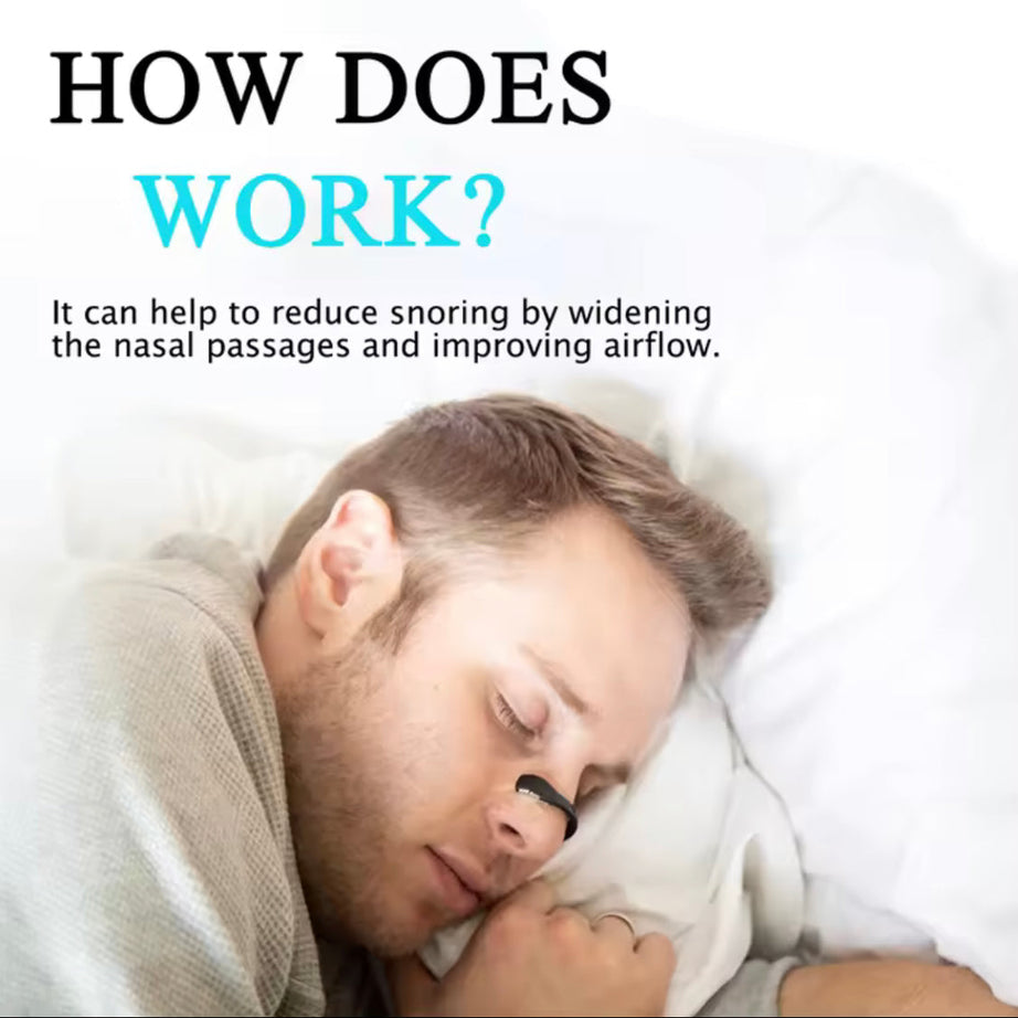 Magnetic Anti Snore Nose Clip, Nasal Breathing Dilators Starter Kit