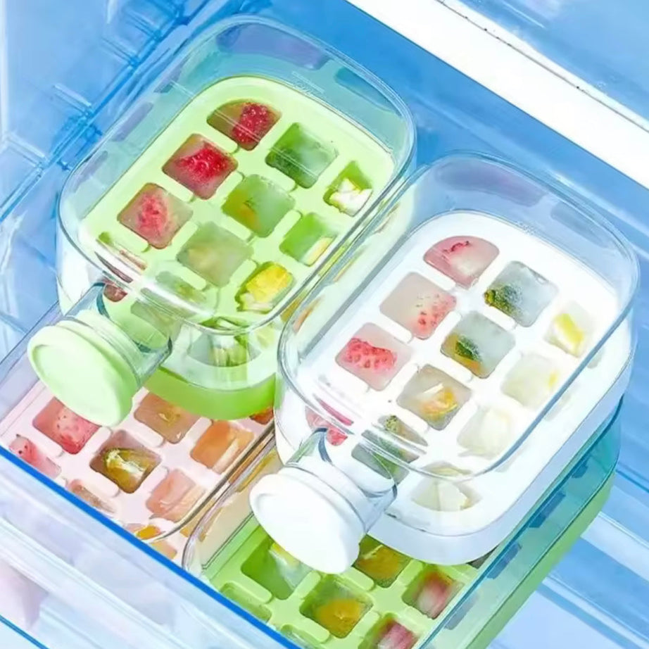 2 In 1 Ice Maker Ice Cube Bottle