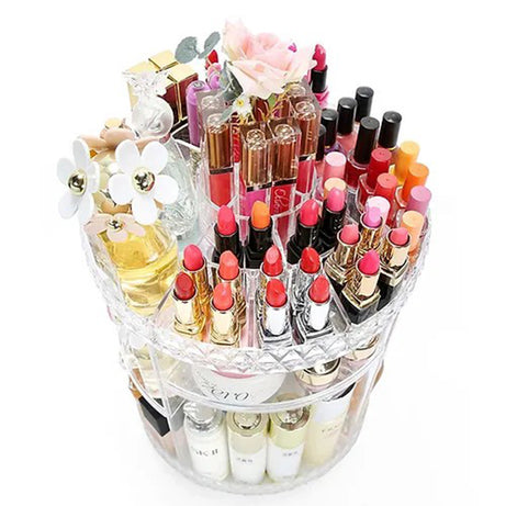 360 Acrylic Rotating Makeup Organizer