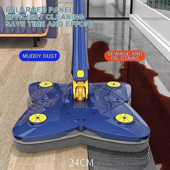 360° Adjustable Self Pressure Spin Mop