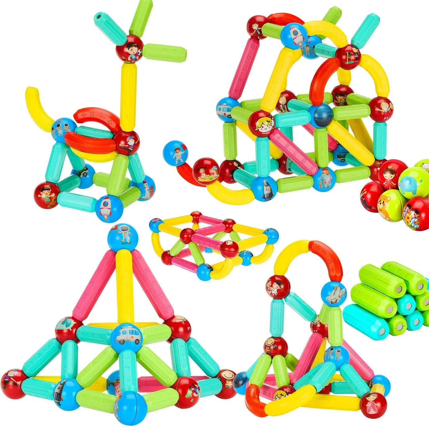 36-Piece Magnetic Building Set For Kids