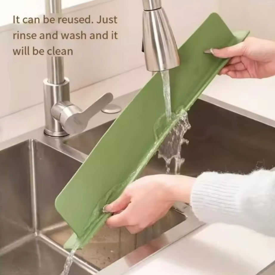 Silicone Sink Splash Guard with Suction Cup