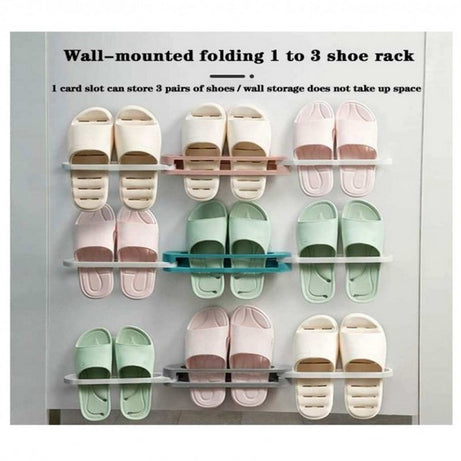 3 in 1 Wall Mounted Shoe Holder