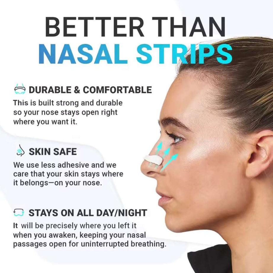 Magnetic Anti Snore Nose Clip, Nasal Breathing Dilators Starter Kit