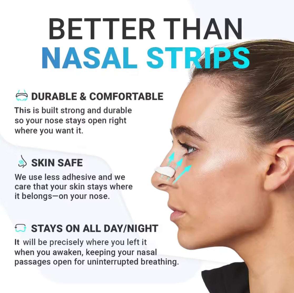 Magnetic Anti Snore Nose Clip, Nasal Breathing Dilators Starter Kit