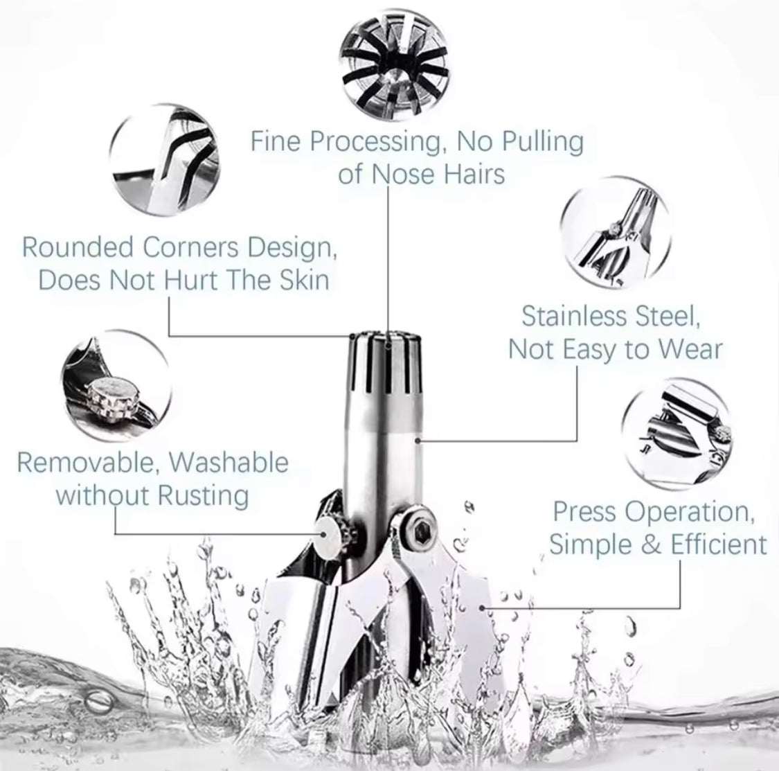 Mini Portable Nose Hair Trimmer