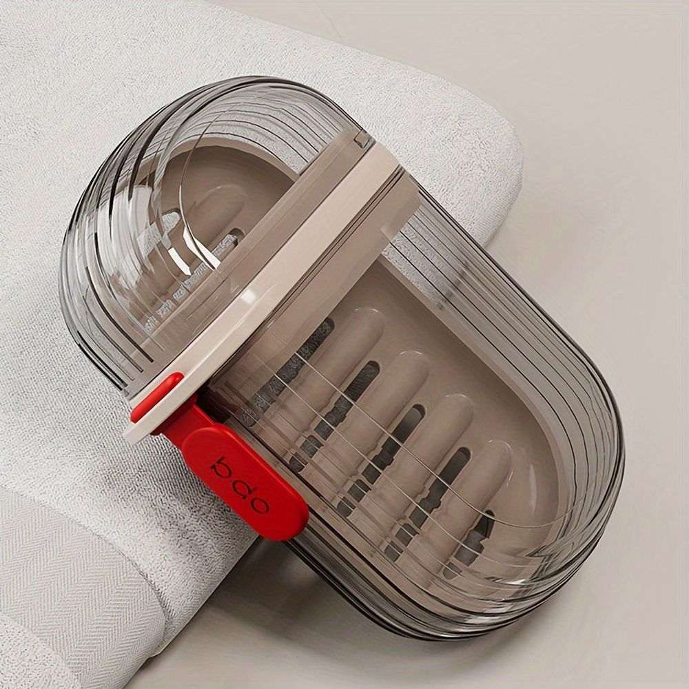Portable Travel Soap Dish With Drain Water