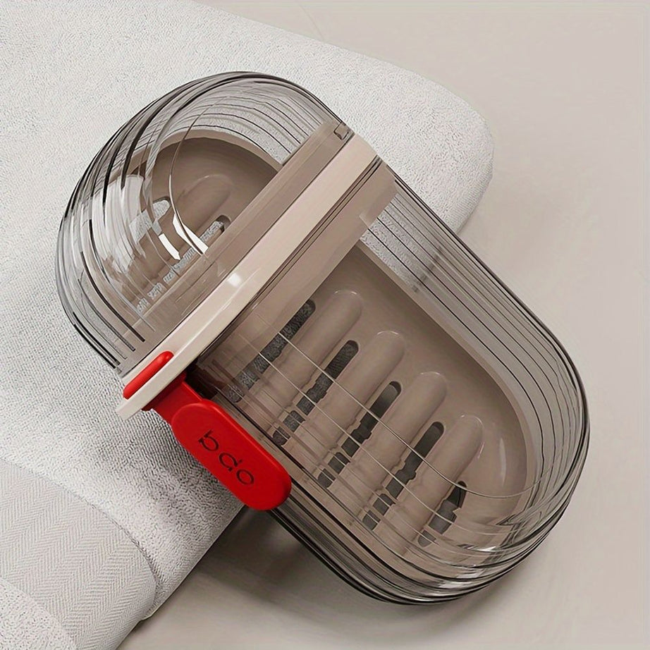 Portable Travel Soap Dish With Drain Water