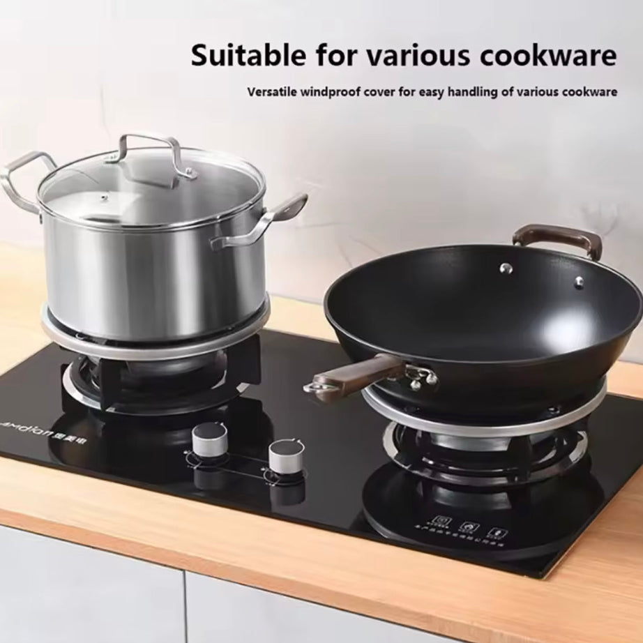 Universal Fire Gas Stove Cover, Energy Saving Wind Shield