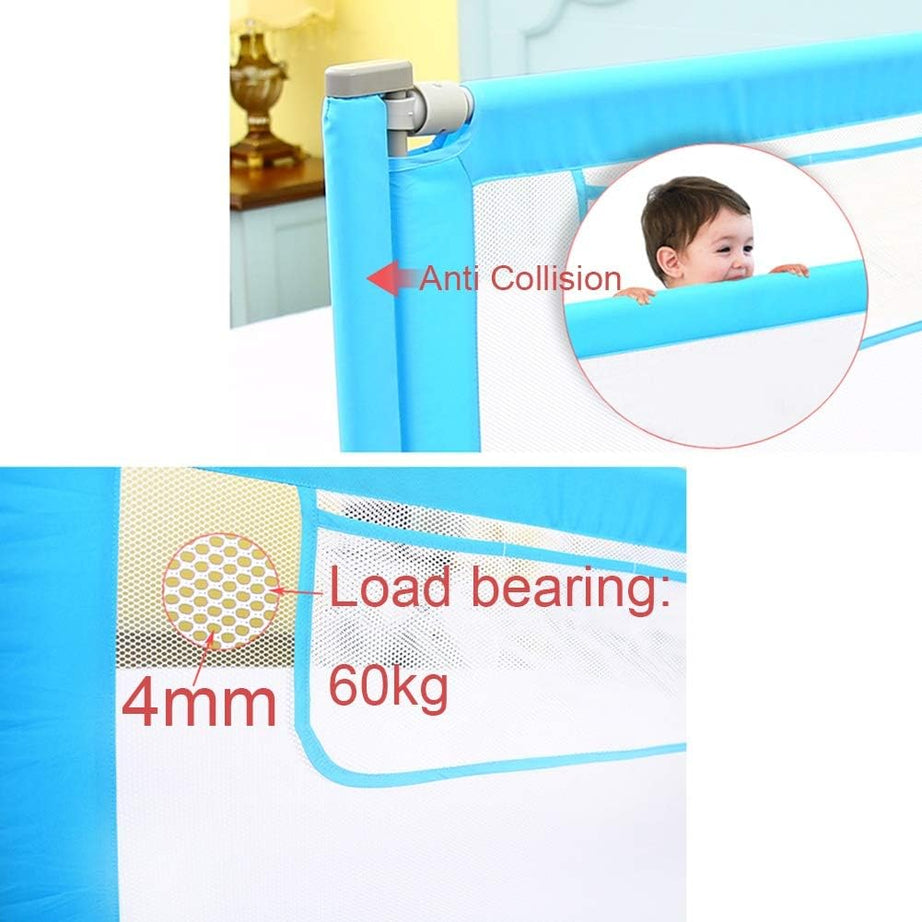 Adjustable Foldable Baby Bed Rail Guard (1 Piece)