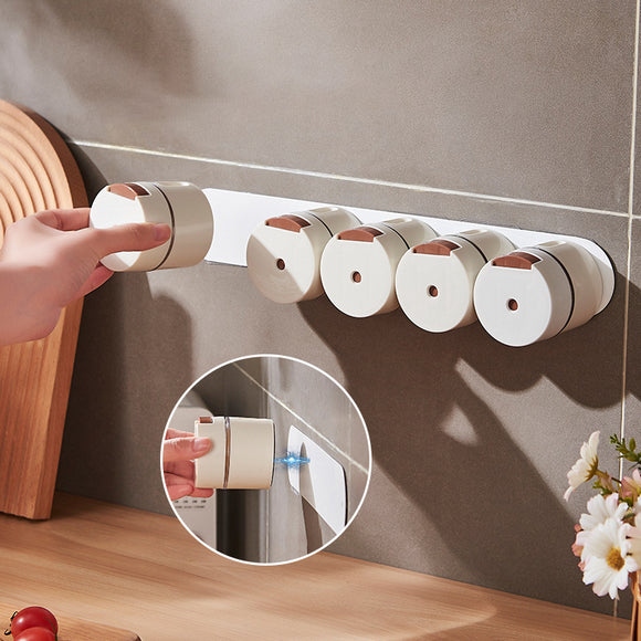 6pcs Wall Mounted Seasoning Box