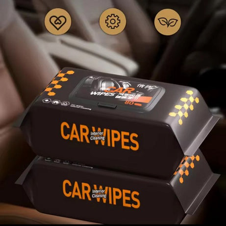 80pcs Dashboard Car Wipes
