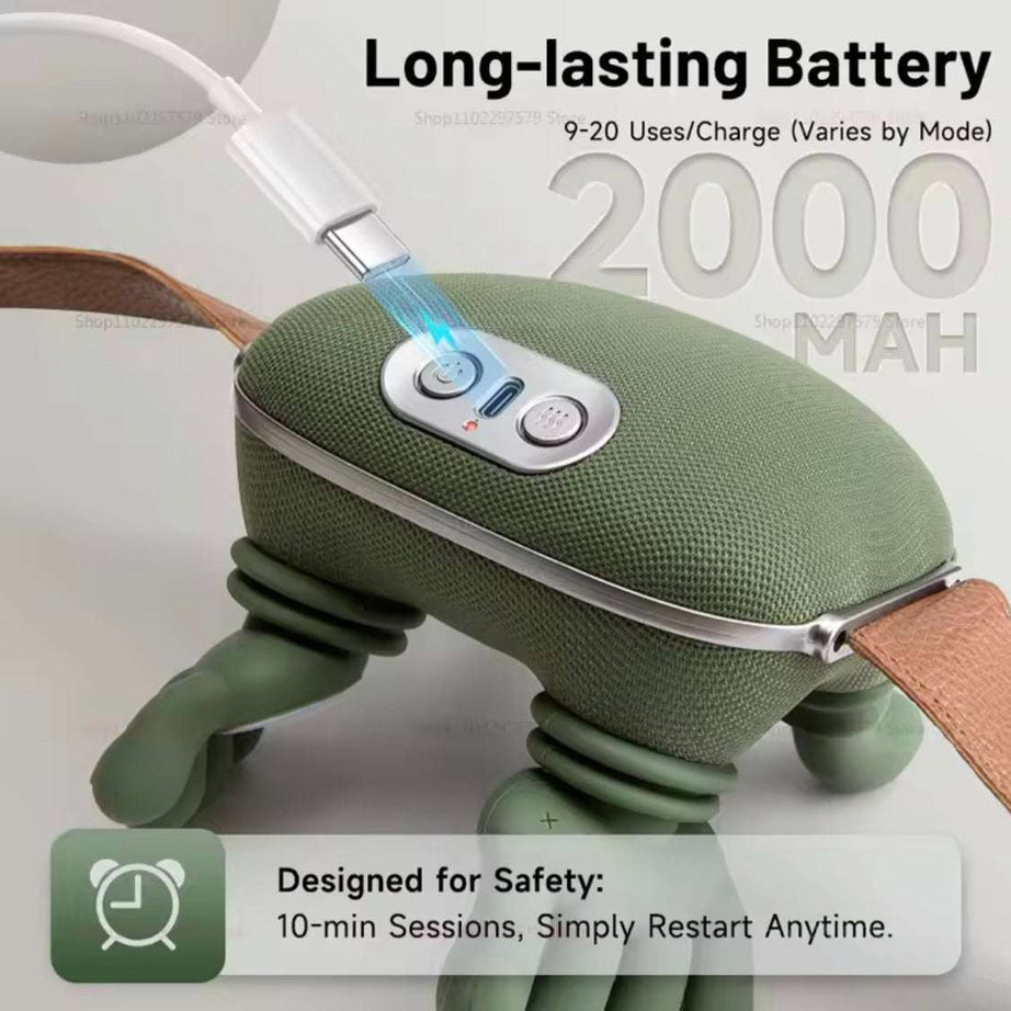 Heated Pillow Neck And Back Massager, Bionic Neck Shoulder Massager