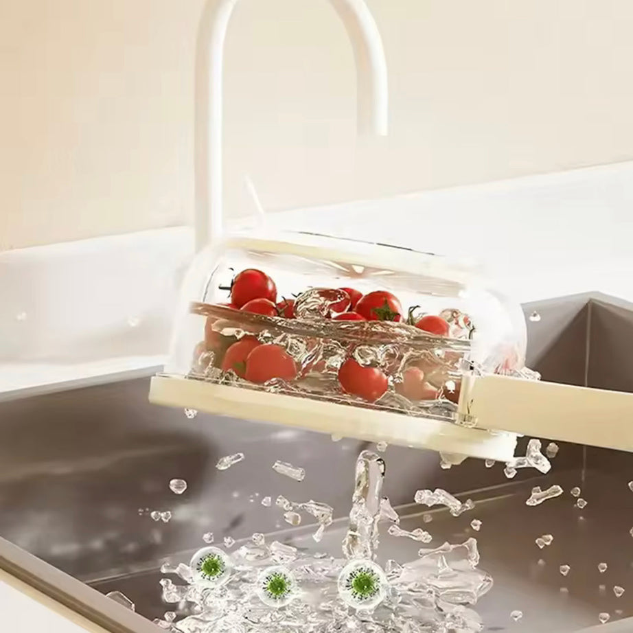 3 in 1 Drain Basket Storage Box