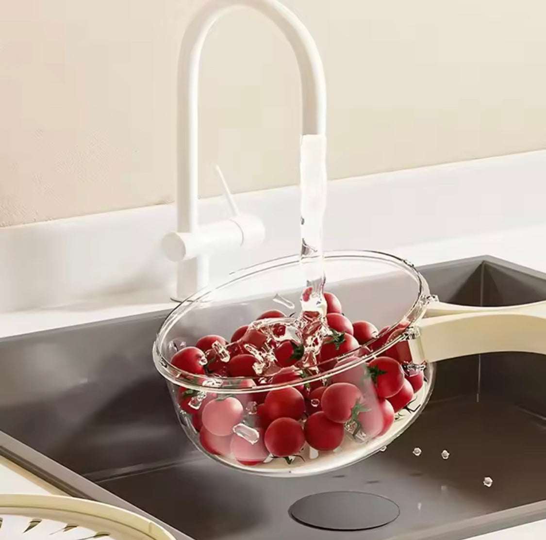 3 in 1 Drain Basket Storage Box
