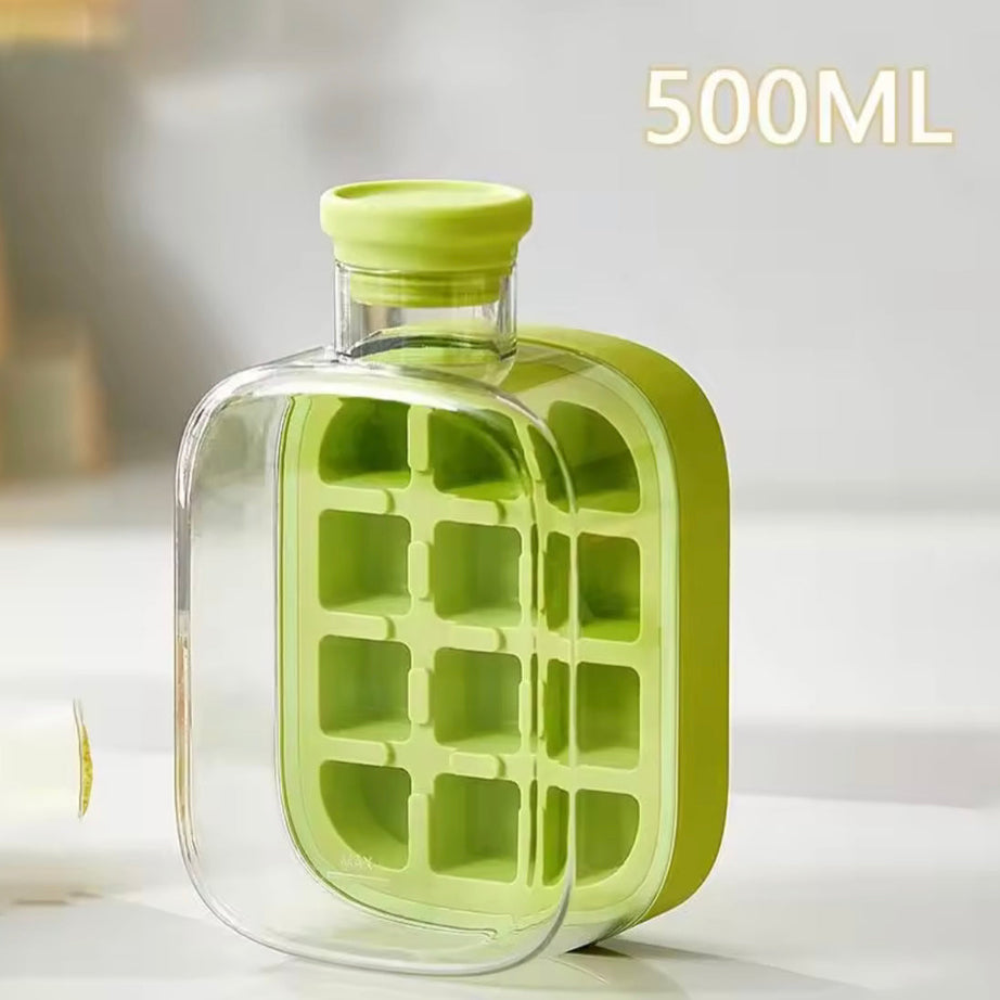 2 In 1 Ice Maker Ice Cube Bottle