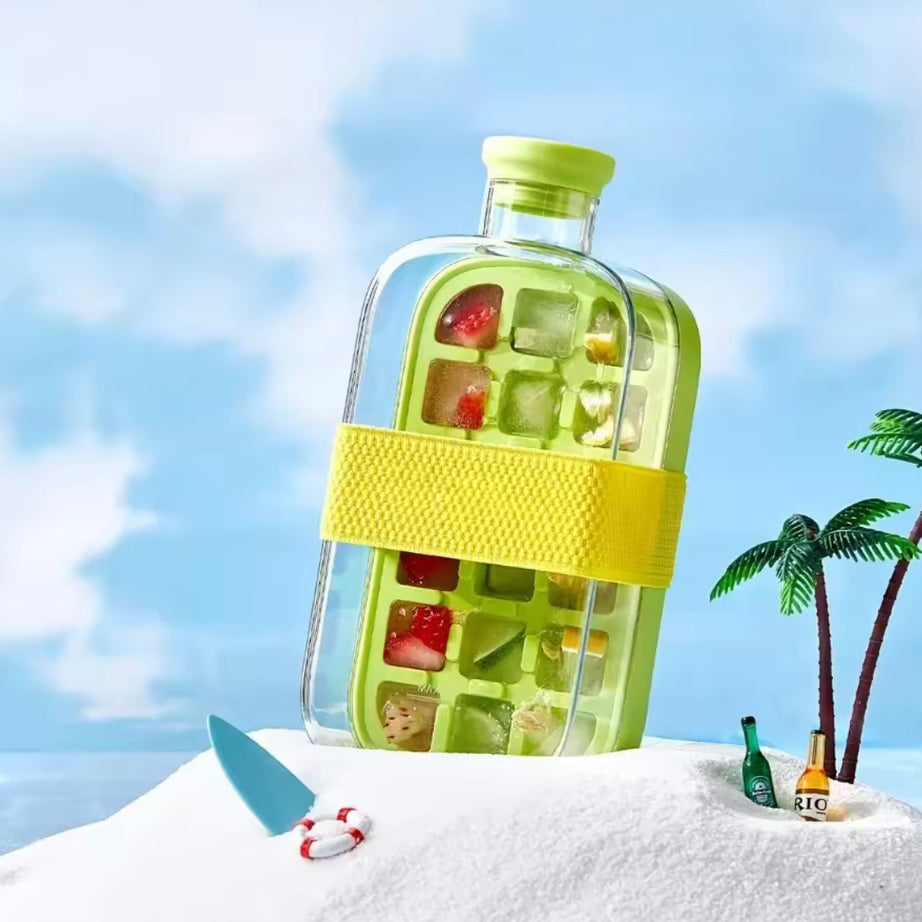 2 In 1 Ice Maker Ice Cube Bottle