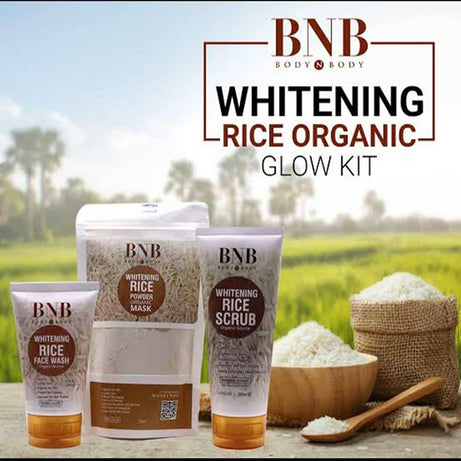 BNB 3 in 1 Rice Extract & Glow Kit