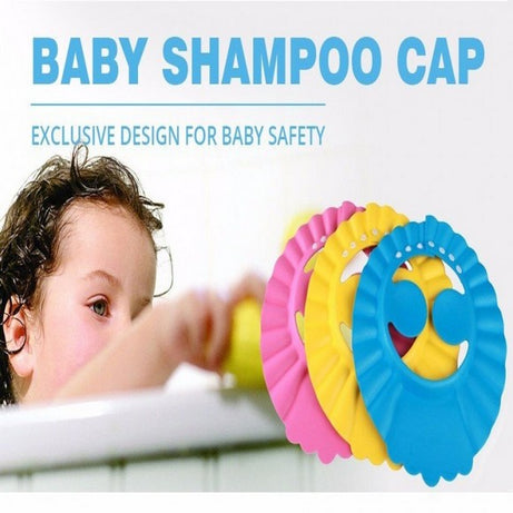 (Pack Of 2) Baby Protection Soft Cap for Shower