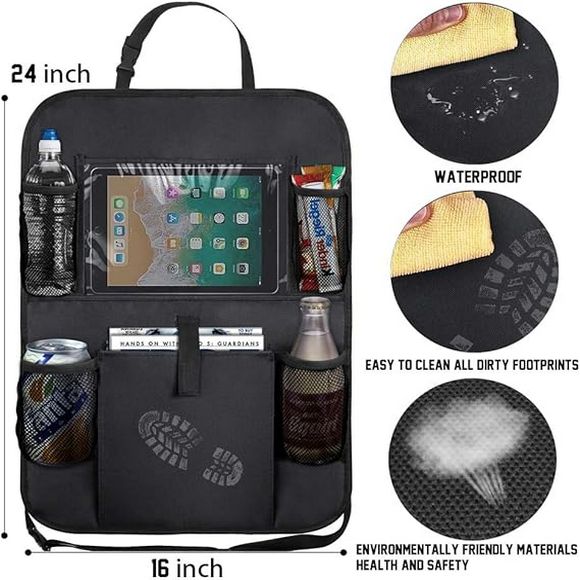 Backseat Car Organizer Kick Mats