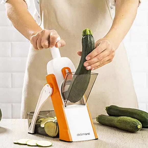 Brava Spring Slicer Manual Vegetable Fruit Chopper Cutter Grinder