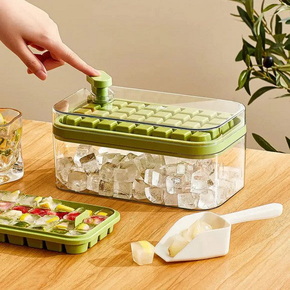 Button Press Ice Cube Tray, 31 Grids