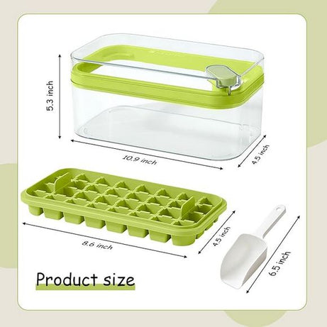 Button Press Ice Cube Tray, 31 Grids