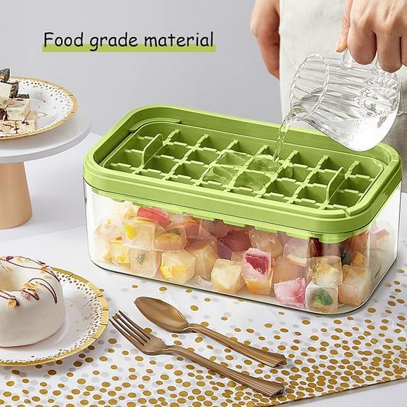 Button Press Ice Cube Tray, 31 Grids