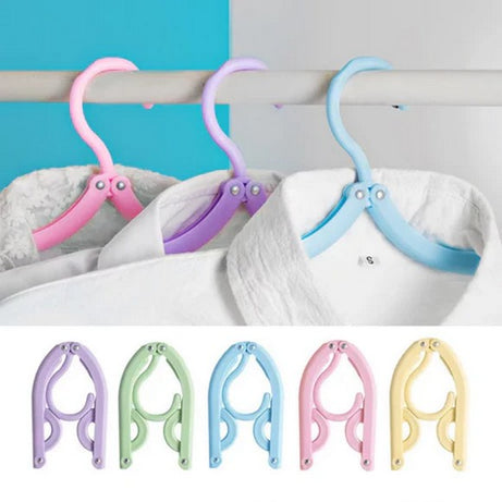Buy 5 Portable Folding Clothes Hangers