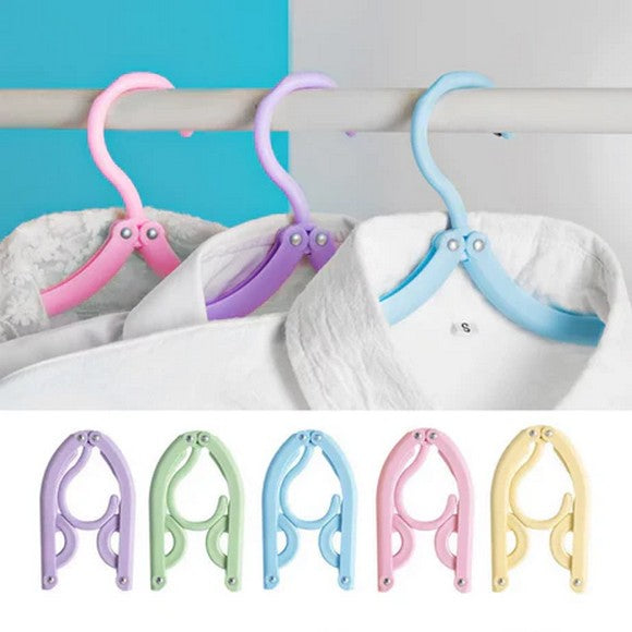 Buy 5 Portable Folding Clothes Hangers